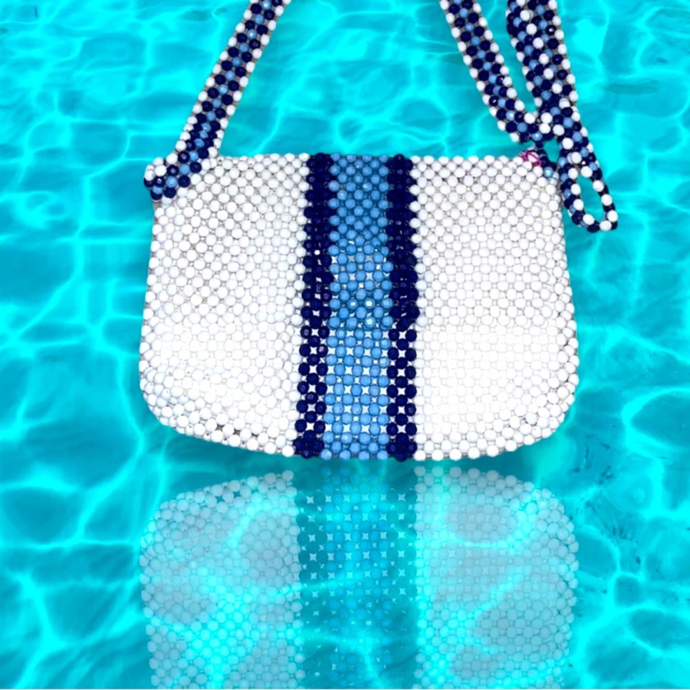 Isaac Mizrahi Beaded Crossbody Bag